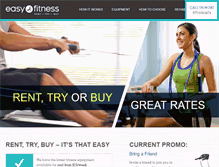 Tablet Screenshot of easyfitness.ca